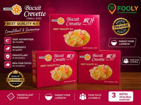 BISCUIT CREVETTE KIT DE 3